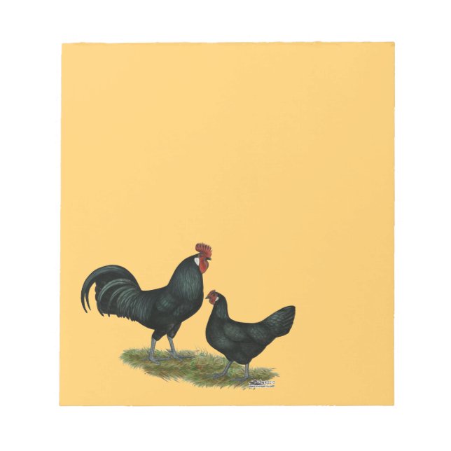 Bloc-note Poulets Augsburger (Devant)
