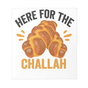 Bloc-note Pour le pain d'Hanoukka juif challah amusant