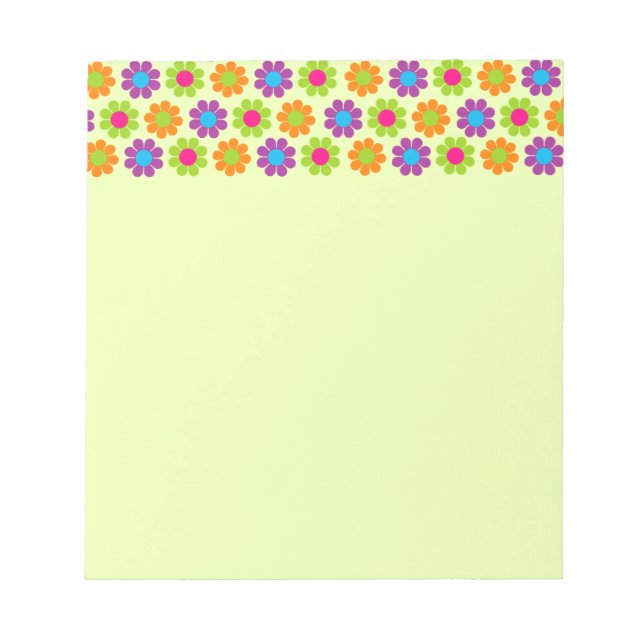 Bloc-note Pouvoir Fleur Rétro (Devant)