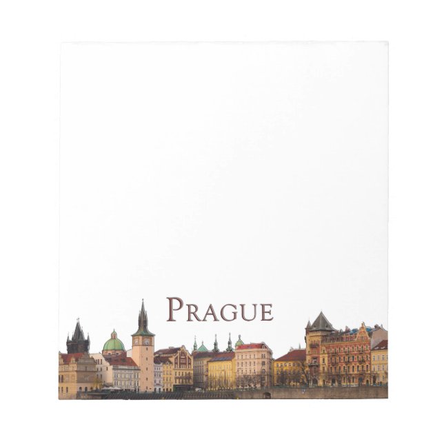 Bloc-note Prague : Skyline de la vieille ville (Devant)