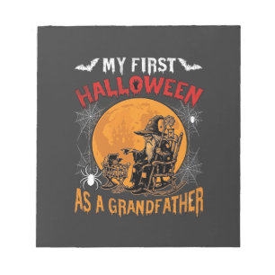 Bloc-note Premier Halloween en tant que grand-père sorcier c