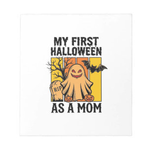 Bloc-note Première chemise de maman Halloween Design de fant