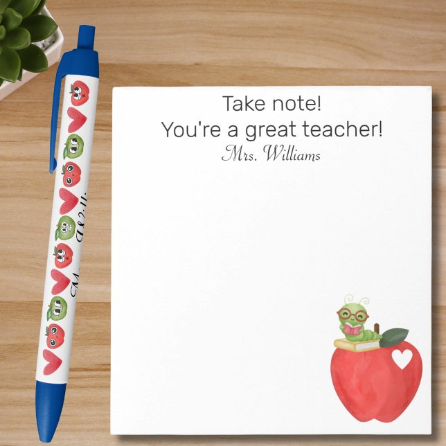 Bloc-note Prenez note Vous êtes un excellent professeur,Reme (Créateur téléchargé)