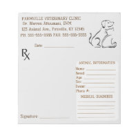 Prescription vétérinaire modifiable