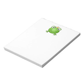 Bloc-note Prince des grenouilles. Heureuse Grenouille.