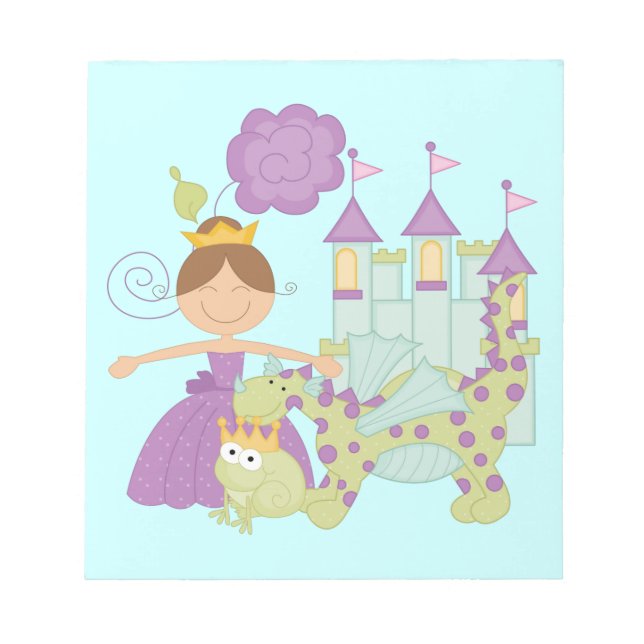 Bloc-note Princesse de brune (Devant)