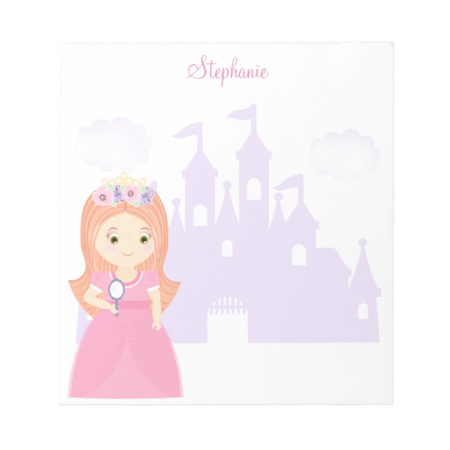 Bloc-note Princesse et son miroir magique (Devant)