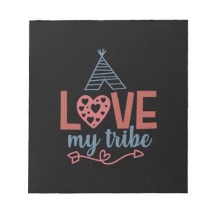 Bloc-note Professeur Art Amour Ma Tribu