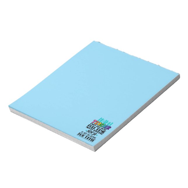 Bloc-note Professeur De Drame Seulement Parce Que Multi-Tâch (Tourné)