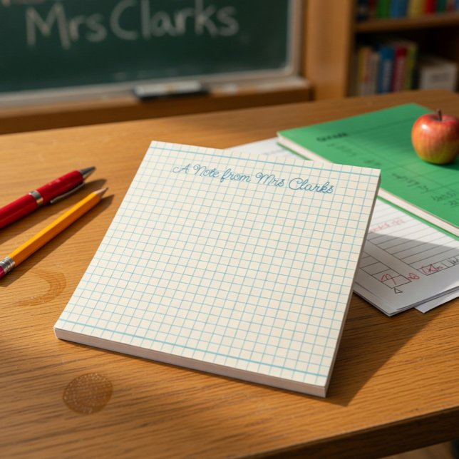 Bloc-note Professeur de Grille Personnalisée (Créateur téléchargé)