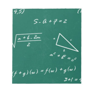 Bloc-note professeur de mathématiques algebra geek