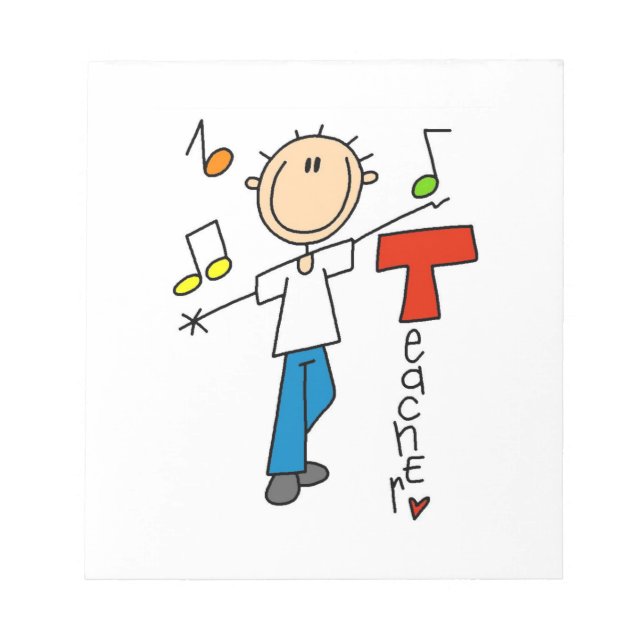 Bloc-note Professeur de Musique (Devant)