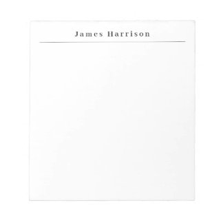 Bloc-note Professionnel minimaliste classique simple