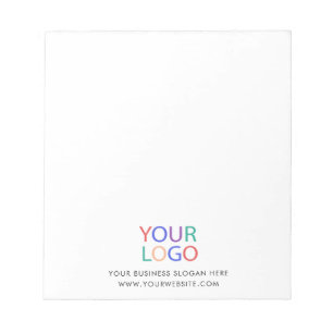 Bloc-note Professionnel Personnalisé Logo Entreprise Blanc