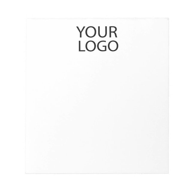 Bloc-note Professionnel Personnalisé Logo Entreprise Blanc (Devant)