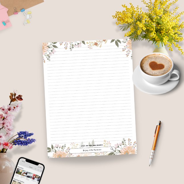 Bloc-note Profitez de la vie pour toujours | JW (Créateur téléchargé)