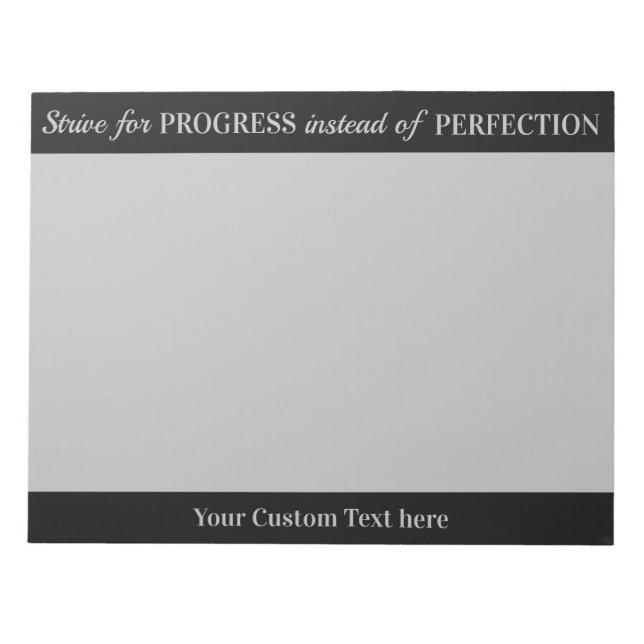 Bloc-note PROGRESS vs PERFECTION PC portables (Devant)