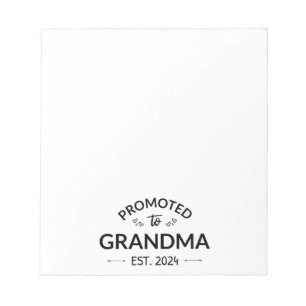Bloc-note Promu À Grand-Mère Est. 2024 II
