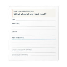 Proposition de Prochain Livre pour les Clubs de Le