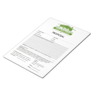 Bloc-note Proposition de toit vert