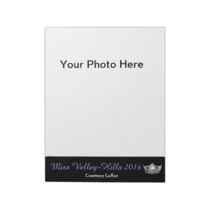 Bloc-note Protection d'autographe de photo de reconstitution