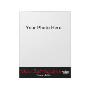 Bloc-note Protection d'autographe de photo de reconstitution