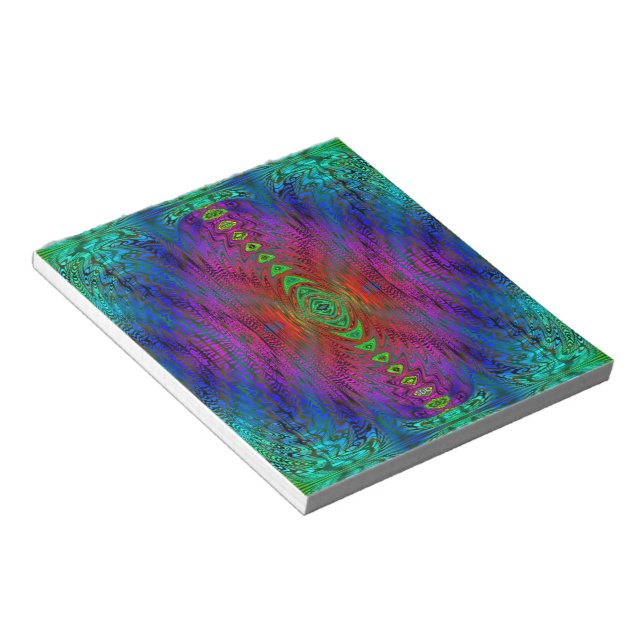 Bloc-note Psychedelic Time Warp par SD. Kelley (Incliné)
