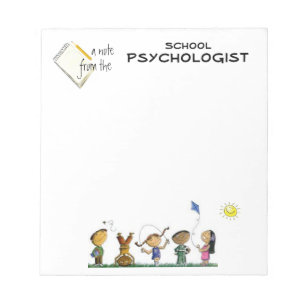 Bloc-note Psychologue de l'école primaire Note Pad