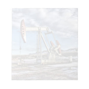 Bloc-note Puits de pétrole