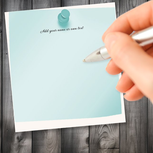 Bloc-note Punaise bleue personnalisable (Créateur téléchargé)