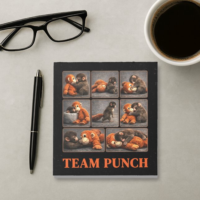 Bloc-note Punch Bébé Singe (Créateur téléchargé)