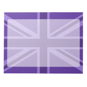 Bloc-note Purple Union Jack Design