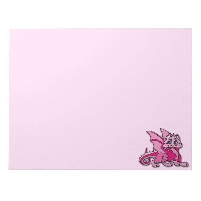Bloc-note Pynky le dragon (Devant)