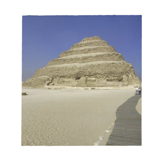 Bloc-note pyramide à degrés de Saqqarah, l'une des premières (Devant)