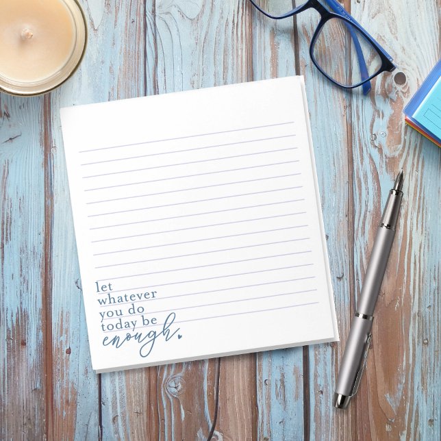 Bloc-note "Que Tout Ce Que Vous Faites Aujourd'Hui Soit Suff (Créateur téléchargé)