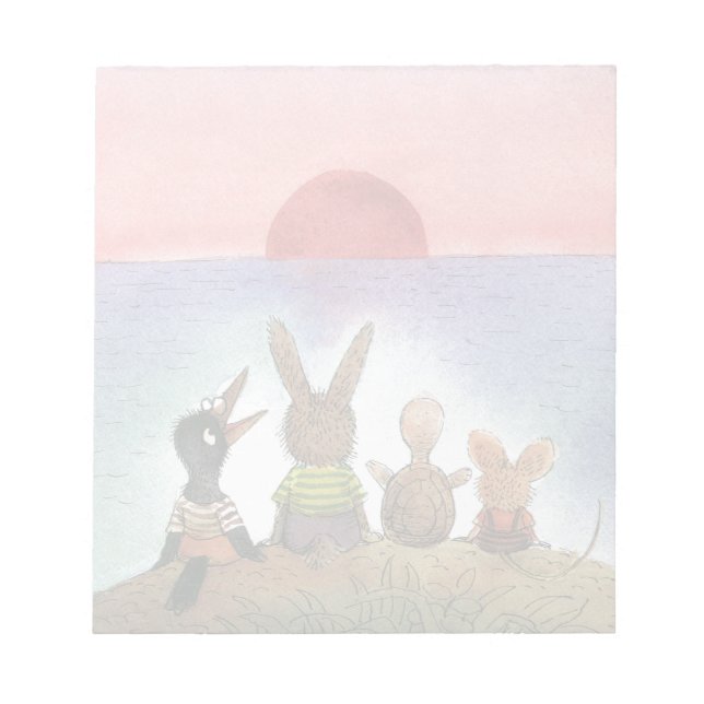 Bloc-note Quelque chose de rouge (Devant)