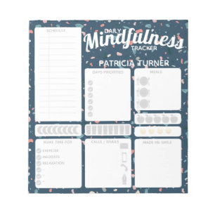 Bloc-note Quotidien Mindfulness habit tracker
