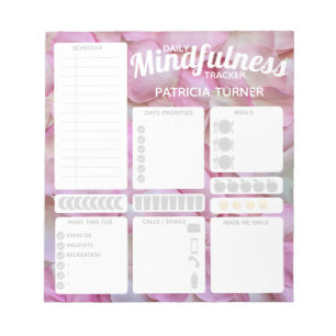 Bloc-note Quotidien Mindfulness habit tracker Dry Erase Boar