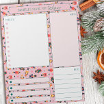 Bloc-note Quotidien Planner Nutcracker Notes Liste des repas<br><div class="desc">Personnalisé Daily Planner avec des soldats de casse-cou. Le planificateur a des sections pour votre liste d'activités,  des notes,  des repas,  des rendez-vous ou des rappels. Ce bloc-notes déchiré est imprimé sur chaque page pour vous dernier pendant 40 jours - parfait pour l'hiver et la saison des fêtes.</div>