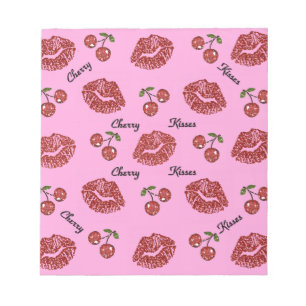 Bloc-note RAB Rockabilly Baisers de Cerise sur Rose