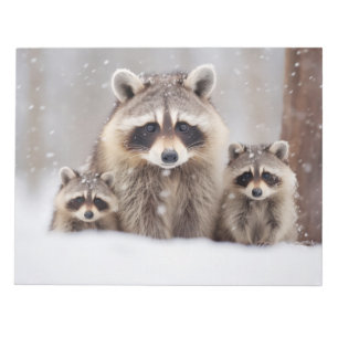 Bloc-note Raccoon Animal Famille errant Nature
