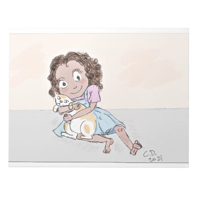 Bloc-note ragamuffins avec arrière - plan Tails&Tots (Devant)