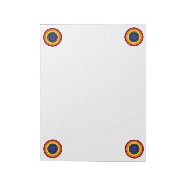 Bloc-note Rainbow Bullseye (Tourné)