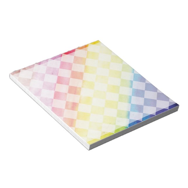 Bloc-note Rainbow Checkers (Incliné)