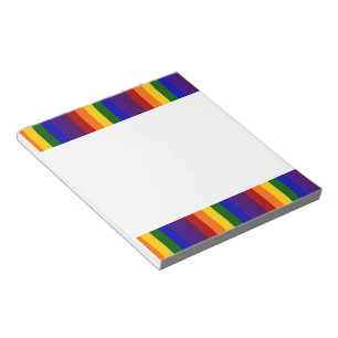 Bloc-note Rainbow Stripes