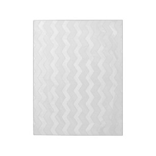 Bloc-note Rainy Sky Grey Chevron Motif