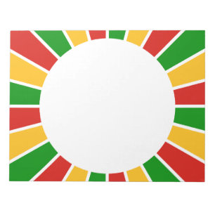 Bloc-note RASTAFARI BOUTON DRAGON RAYS + votre signe ou votr
