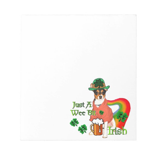 Bloc-note Rat Terrier St patrick (Devant)
