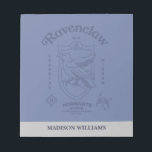 Bloc-note RAVENCLAW™ Wit Learning Wisdom Crest<br><div class="desc">Celebrate wisdom, wit, and a love of learning with this elegant Ravenclaw™ crest design. Showcasing the proud house eagle set within a classic shield, this refined artwork highlights Ravenclaw’s defining traits — Wit, Learning and Wisdom — in a clean, timeless layout. Rendered in cool, sophisticated house tones, the detailed linework...</div>