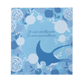 Bloc-note rayon, fleur de vie, orange, mandala, zen, chakra,
